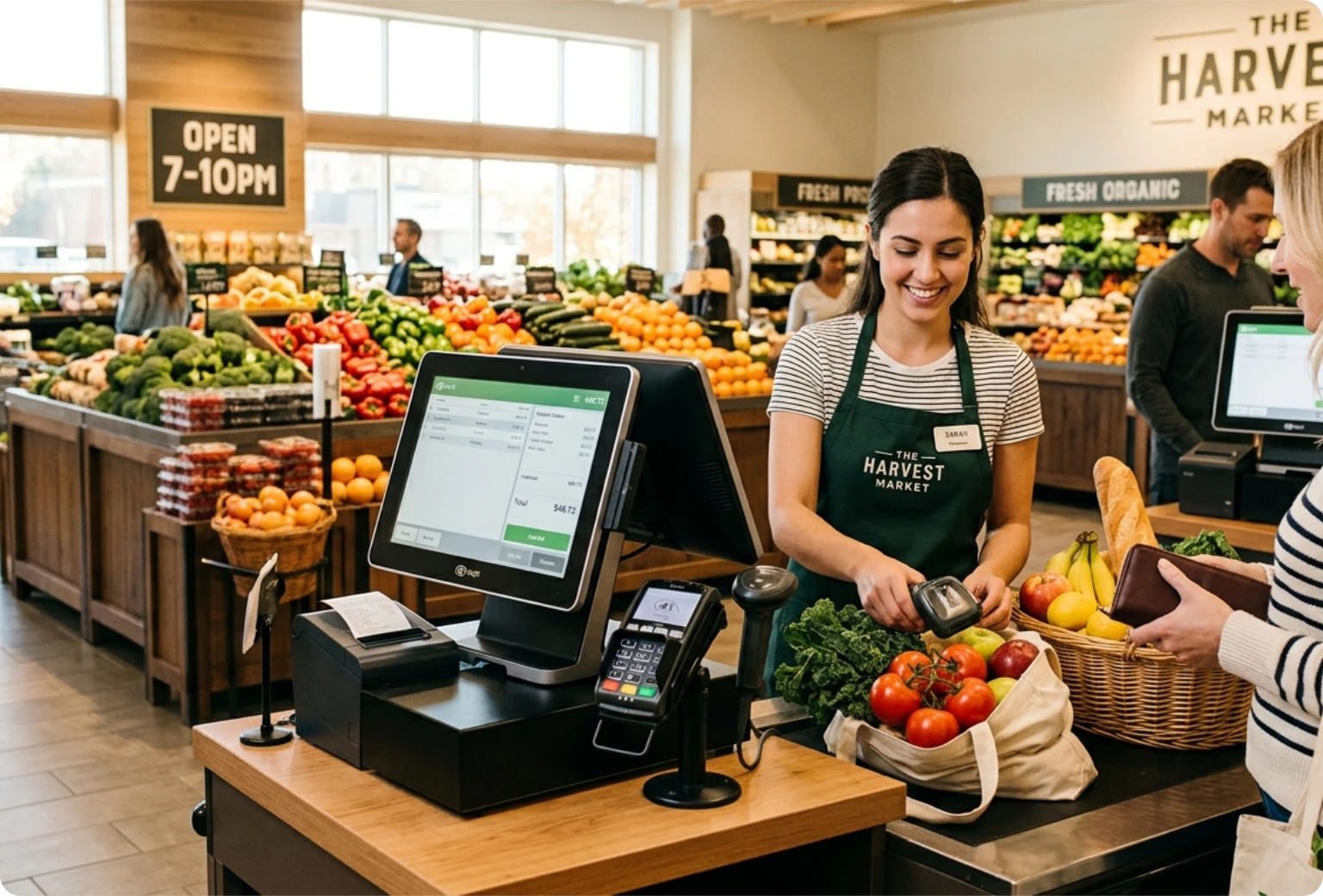 Giao diện POS tạp hoá